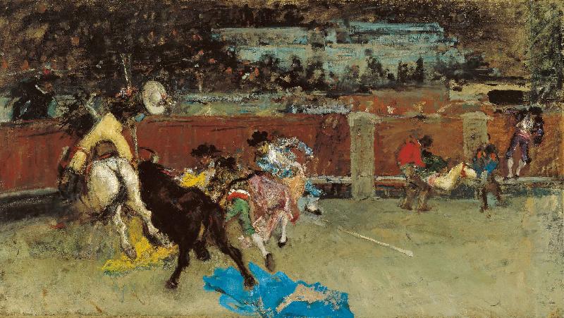 Marsal, Mariano Fortuny y Bullfight Wounded Picador